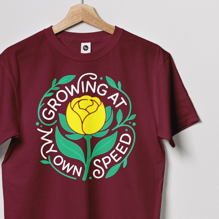 Growing-At-My-Own-Speed-Burgundy-Close-Up (Medium)