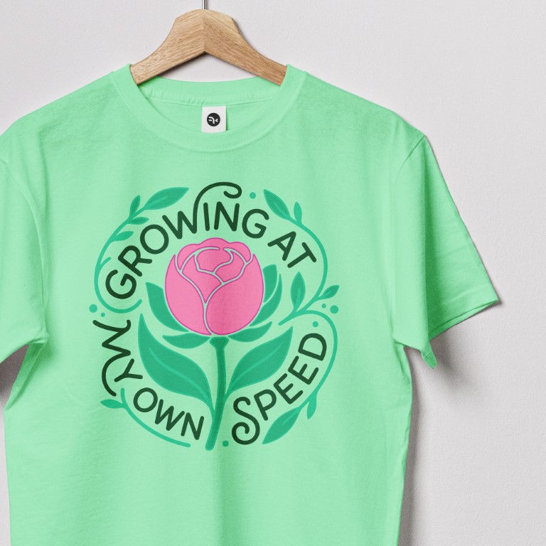 Growing-At-My-Own-Speed-Mint-Close-Up (Medium)